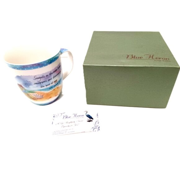 Blue Heron Fine Gifts Cape Shore Collectible Coffee Mug NEW RARE COLLECTIBLE - Picture 2 of 7